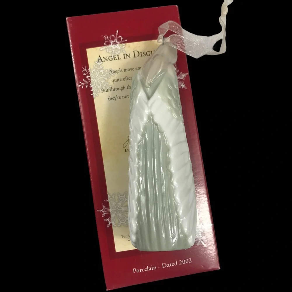 Hallmark Angel In Disguise Porcelain Keepsake 2002‎